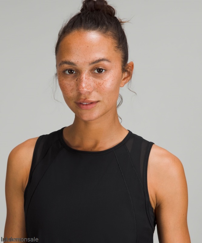 Lululemon Damen DELULU548 | Schwarzes Sculpt Tanktop